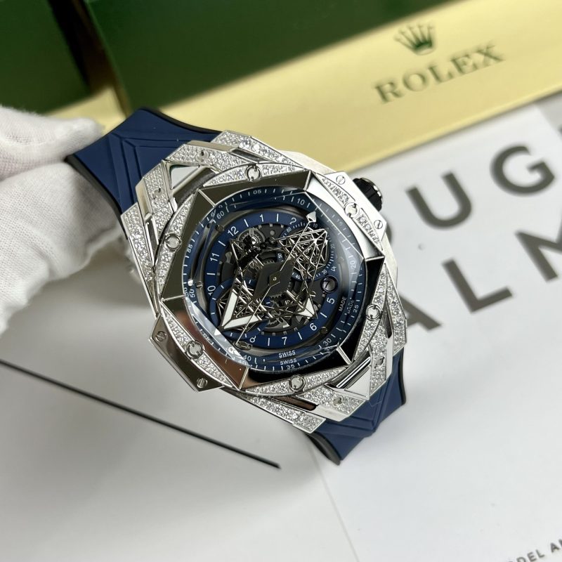 Đồng Hồ Replica Nam Hublot Big Bang Sang Bleu II Xanh Dương Thụy Sỹ 45mm