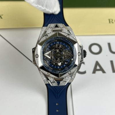 Đồng Hồ Replica Nam Hublot Big Bang Sang Bleu II Xanh Dương Thụy Sỹ 45mm