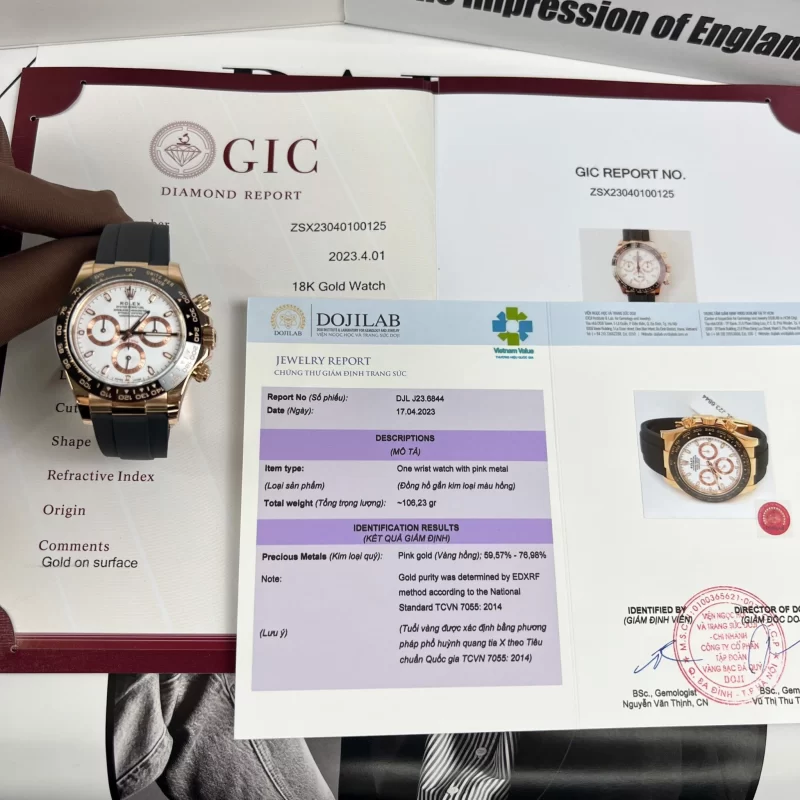 ROLEX COSMOGRAPH DAYTONA 40 MM - Đồng Hồ Rolex Chế Tác Bọc Vàng