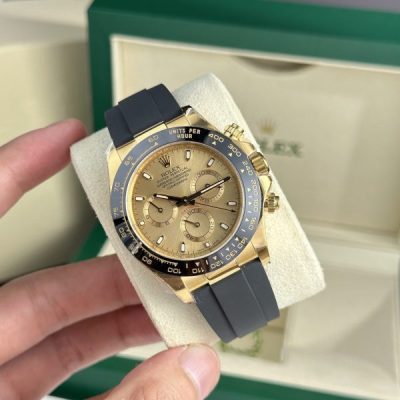 Đồng Hồ Rolex Daytona 116518LN Mặt Vàng Champagne