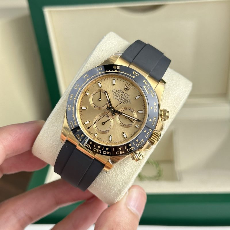 Đồng Hồ Rolex Daytona 116518LN Mặt Vàng Champagne