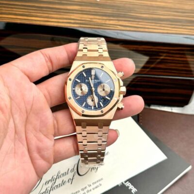 Đồng Hồ Audemars Piguet Royal Oak 26331OR Super Fake 11 Mặt Xanh IP Factory 41mm