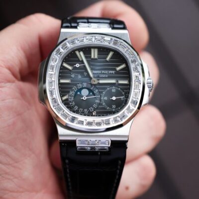 Đồng Hồ Patek Philippe Nautilus 5724G Rep 11 Mặt Xanh Tinh Chỉnh