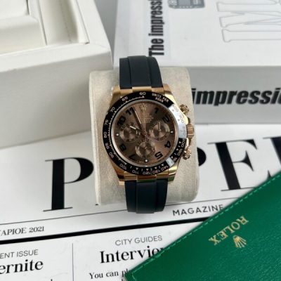 Đồng Hồ Rolex Cosmograph Daytona 116515LN Mặt Số Chocolate Cọc Số Arab Clean